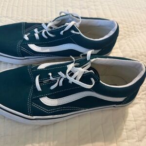 Vans Kids Sneakers - Teal and White